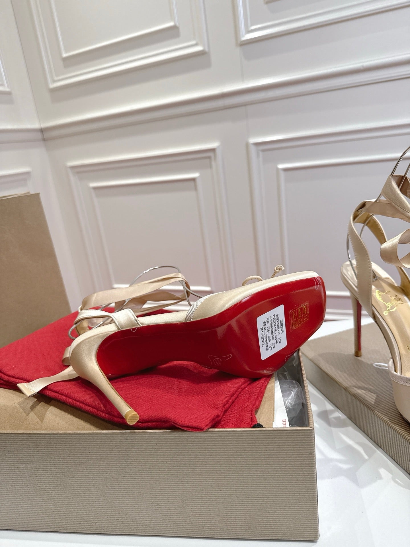 Christian Louboutin Cassia Lace Up Pumps