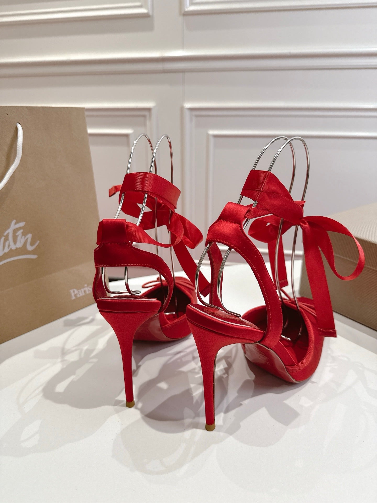 Christian Louboutin Cassia Lace Up Pumps
