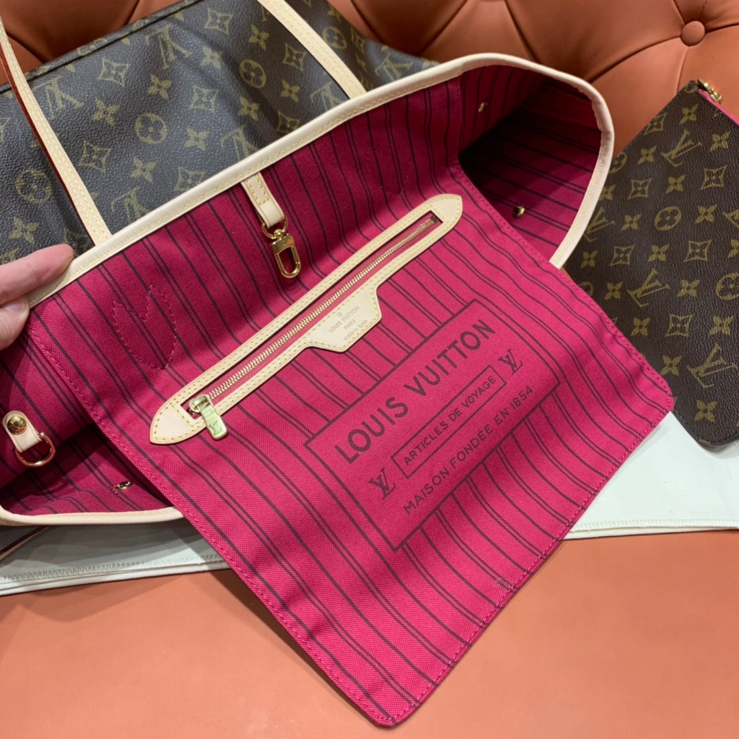 Louis Vuitton Neverfull MM Monogram/ Pivoine