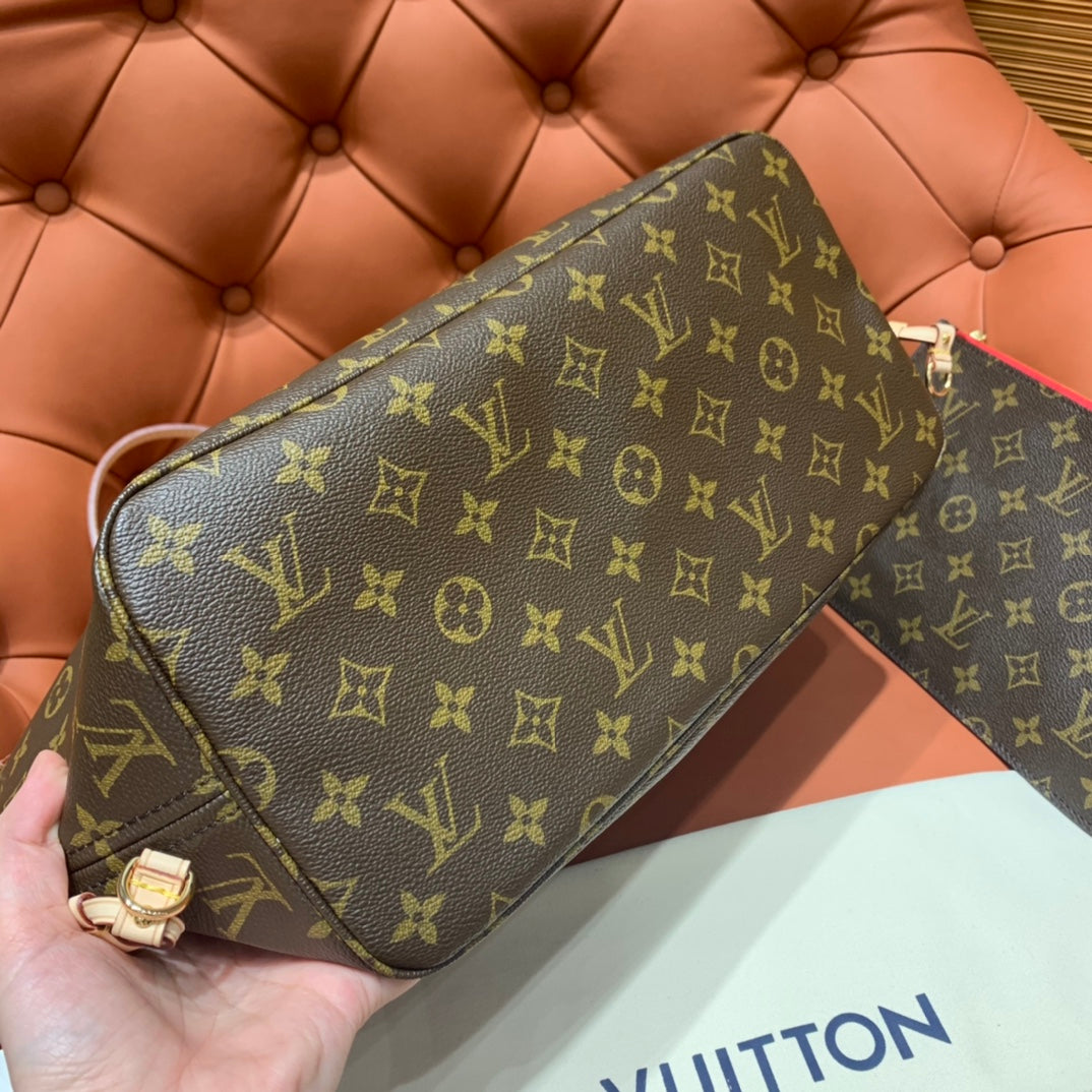 Louis Vuitton Neverfull MM Monogram/ Cerise