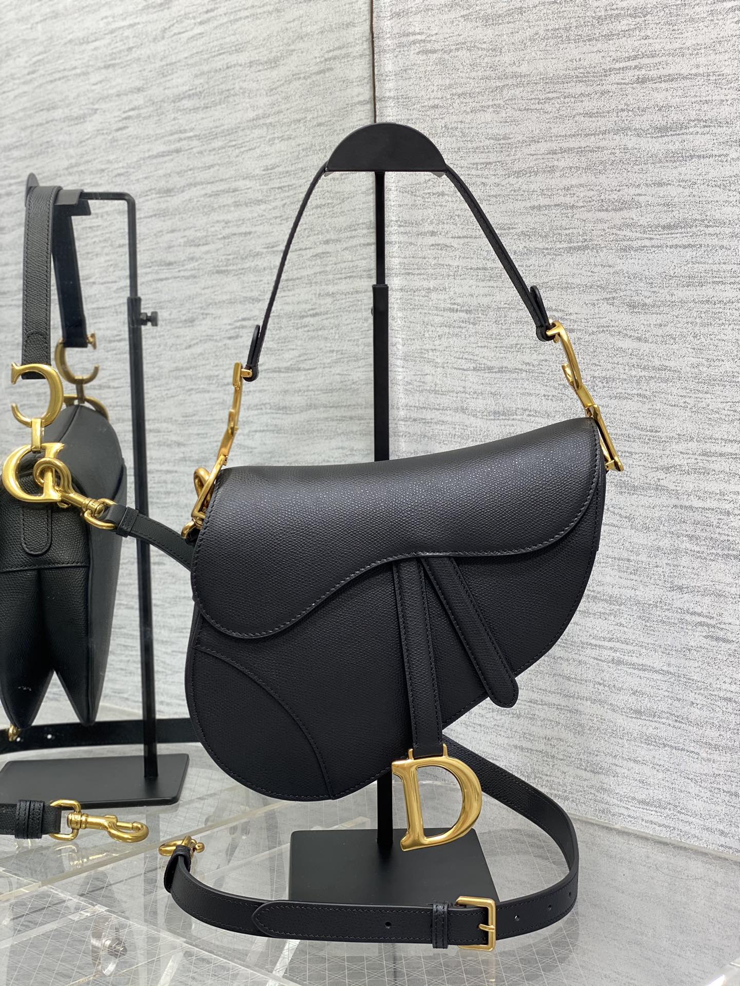 Christian Dior Saddle Bag With Strap