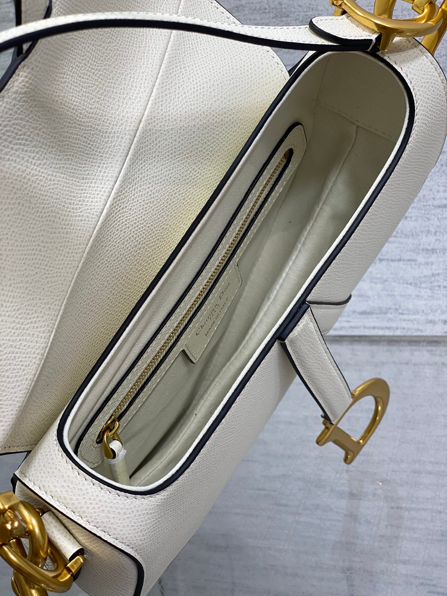 Christian Dior Saddle Bag With Strap