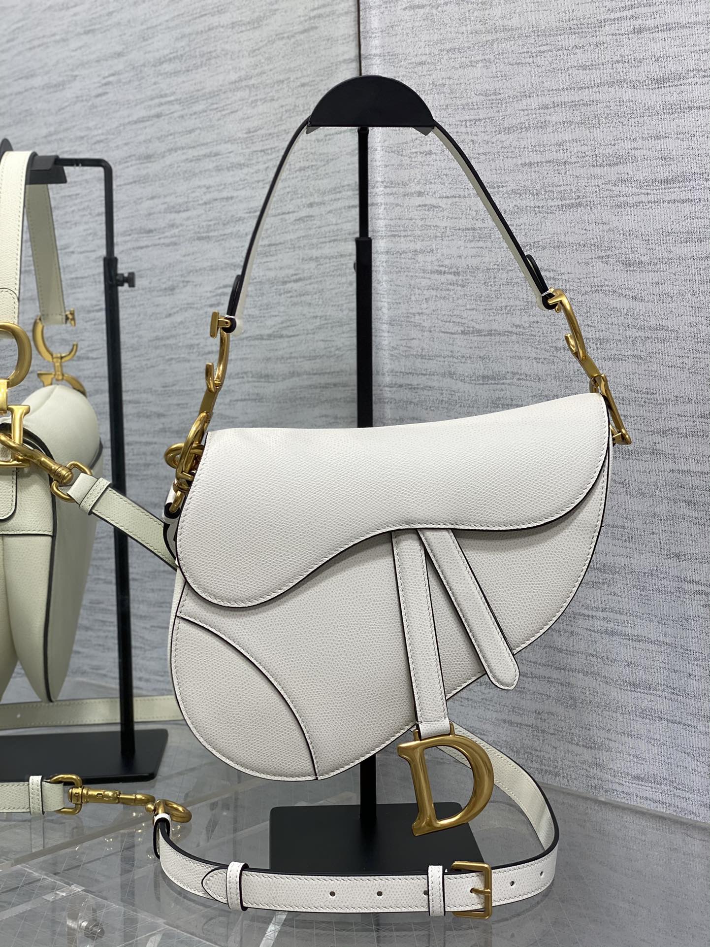 Christian Dior Saddle Bag With Strap