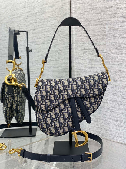 Christian Dior Saddle Bag With Strap