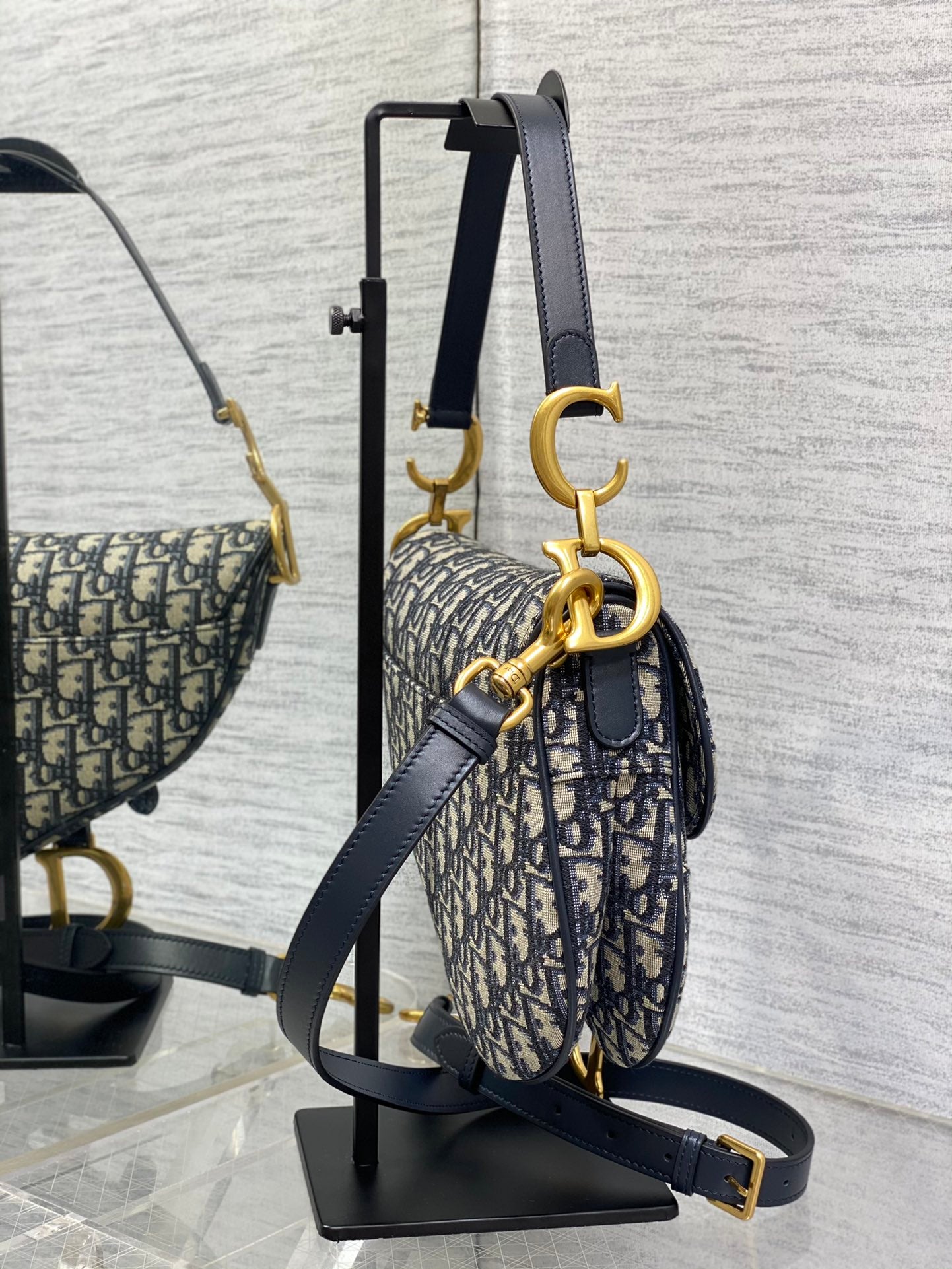 Christian Dior Saddle Bag With Strap