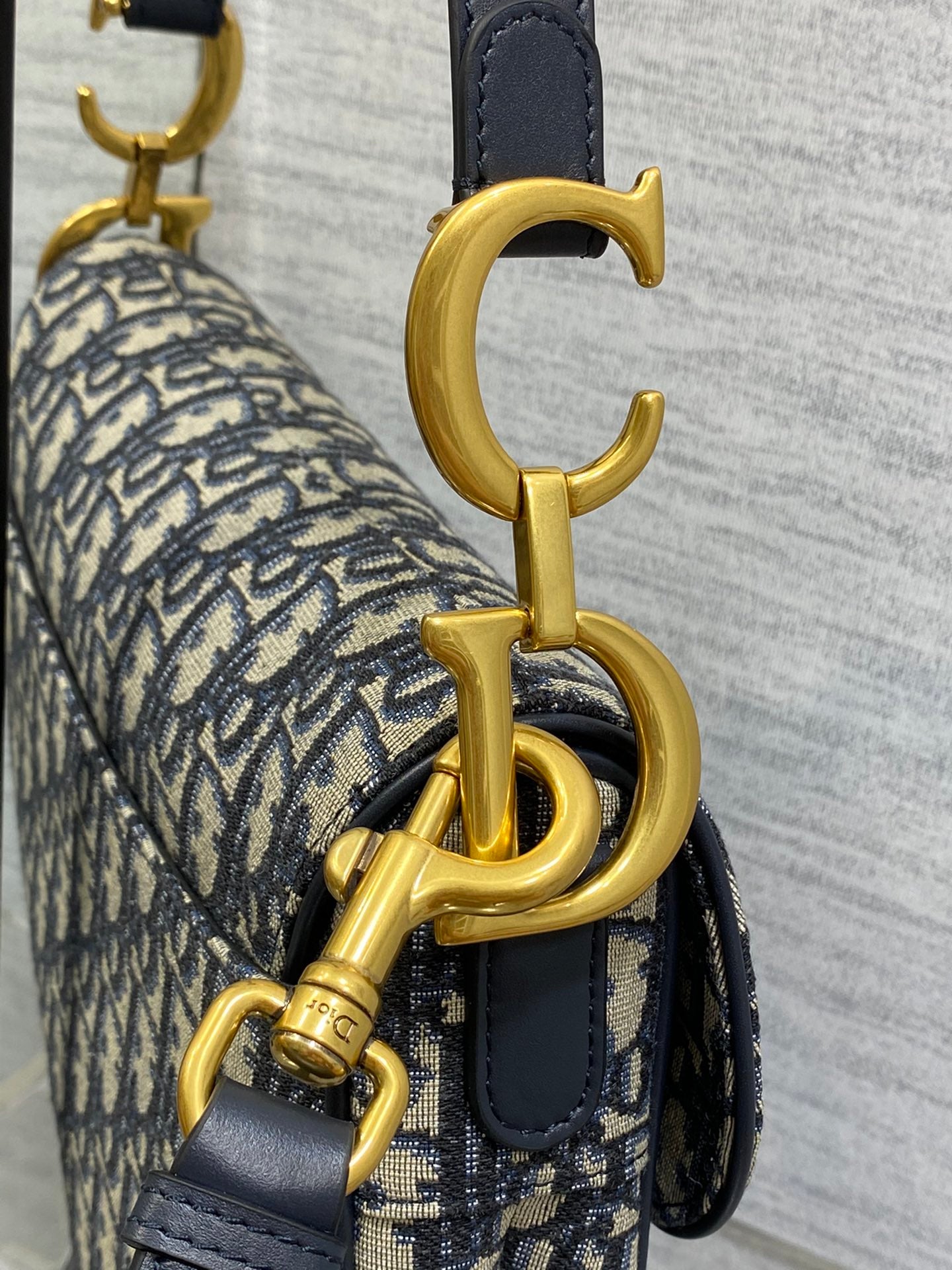 Christian Dior Saddle Bag With Strap