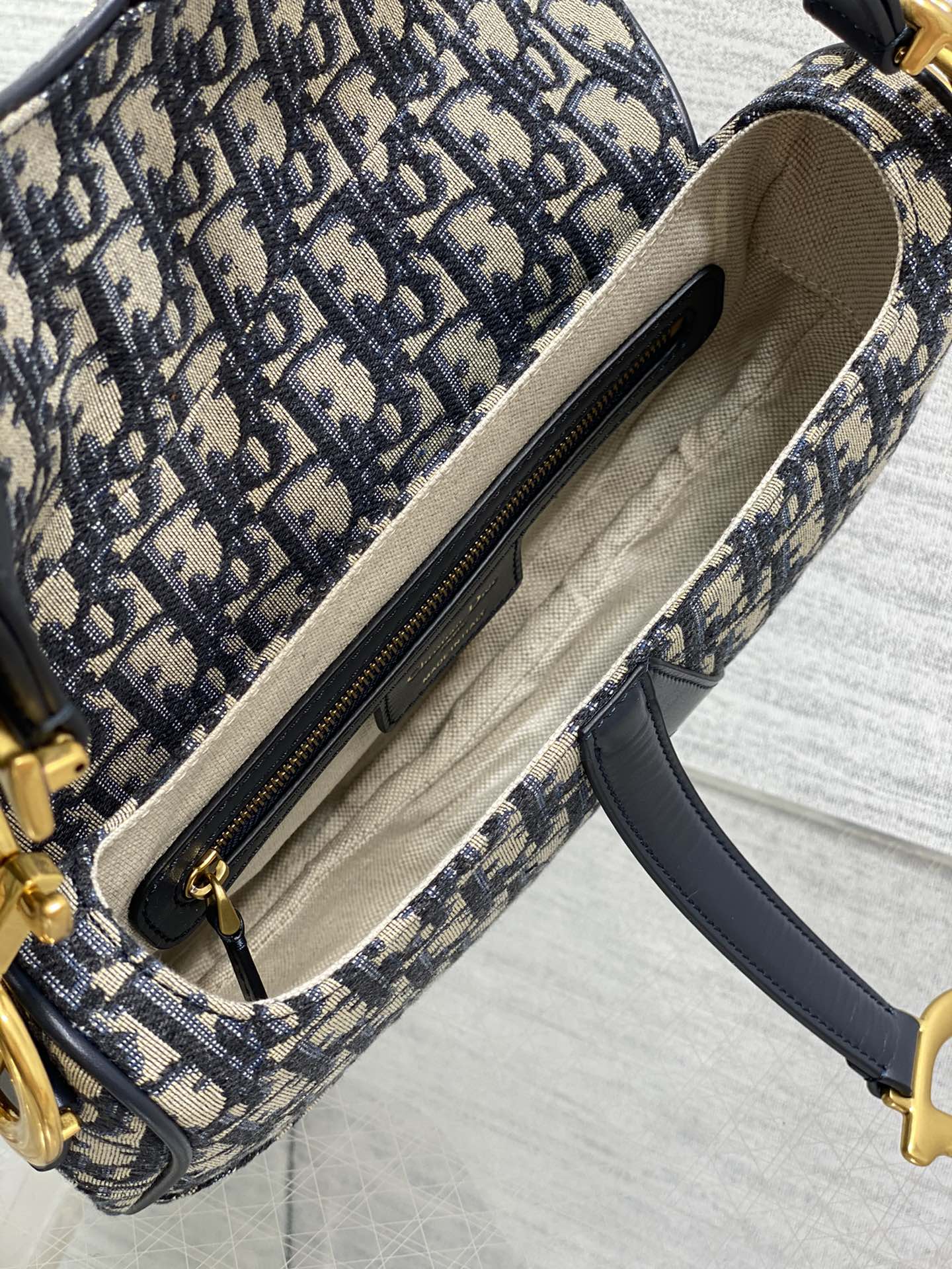 Christian Dior Saddle Bag With Strap