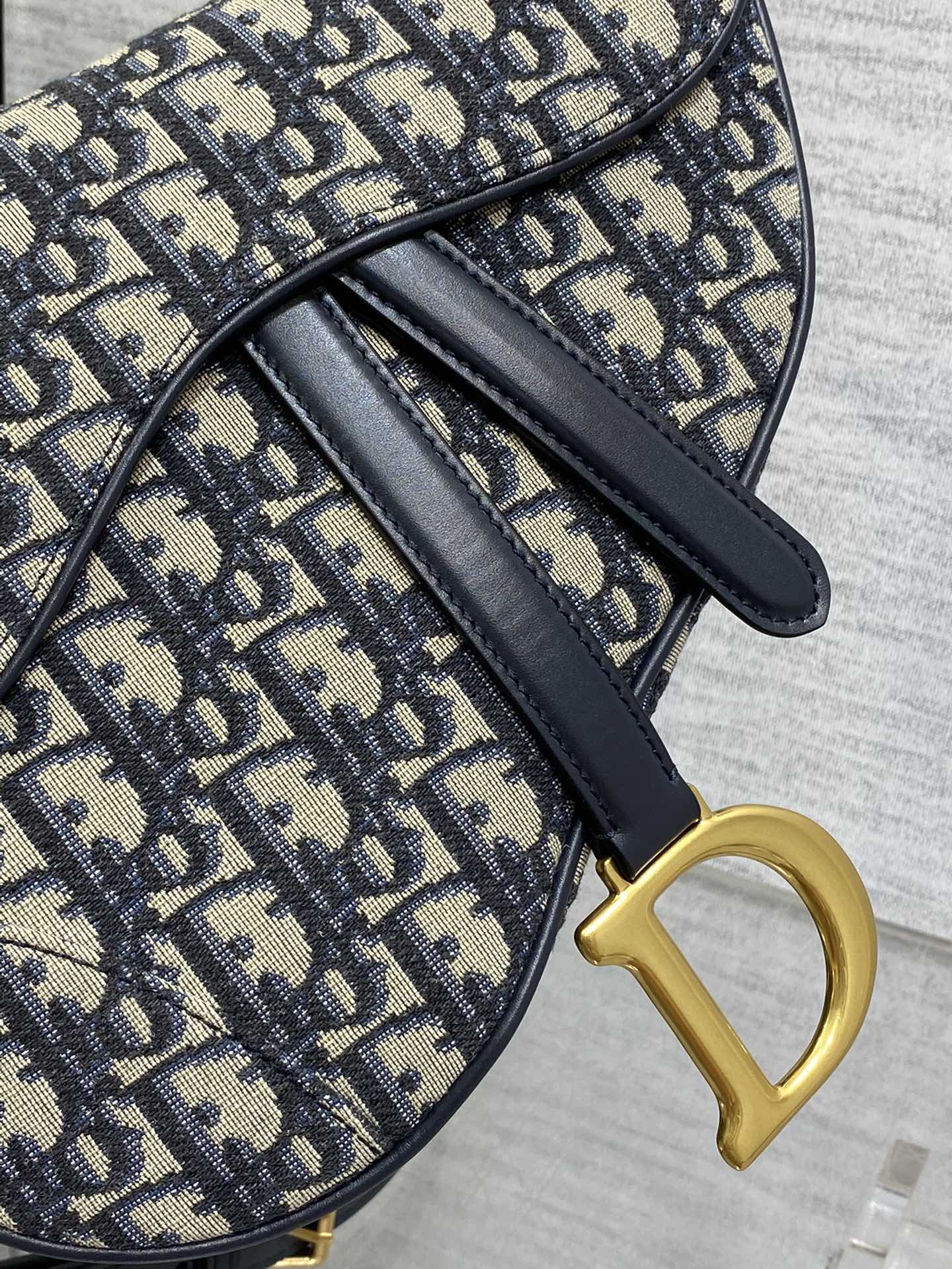 Christian Dior Saddle Bag With Strap