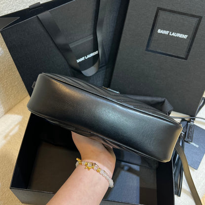 Saint Laurent Lou Camera Bag in Quilted Leather