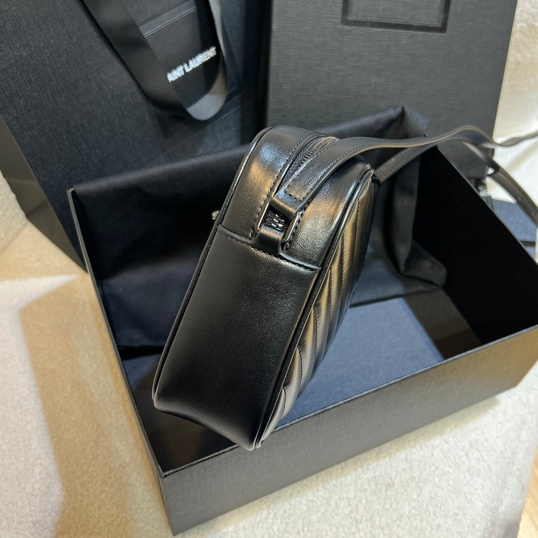 Saint Laurent Lou Camera Bag in Quilted Leather