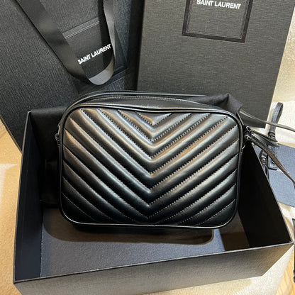 Saint Laurent Lou Camera Bag in Quilted Leather