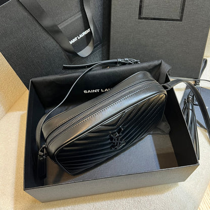 Saint Laurent Lou Camera Bag in Quilted Leather