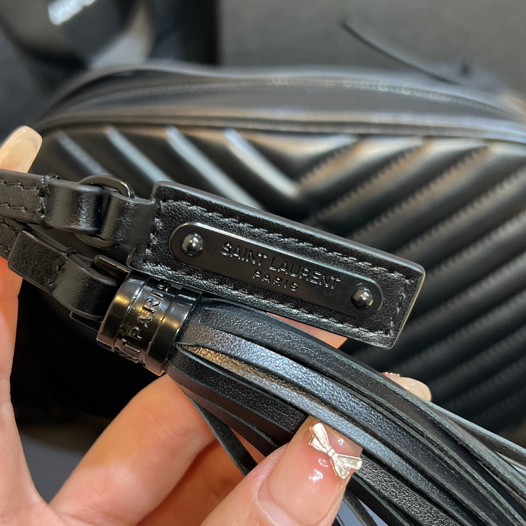 Saint Laurent Lou Camera Bag in Quilted Leather