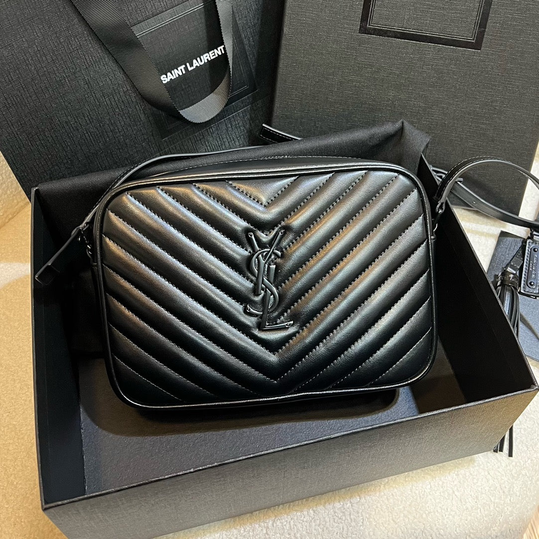 Saint Laurent Lou Camera Bag in Quilted Leather