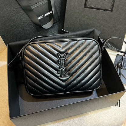 Saint Laurent Lou Camera Bag in Quilted Leather