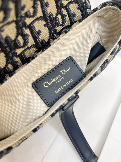 Christian Dior Mini Saddle Bag With Strap