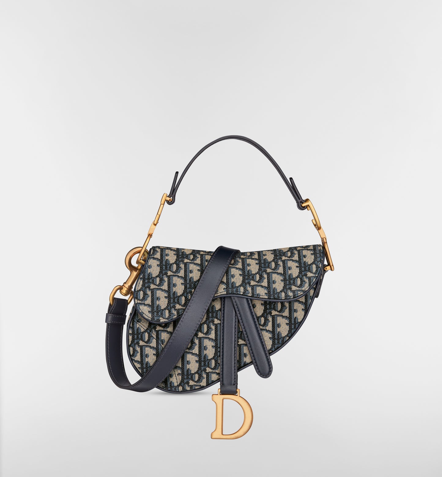 Christian Dior Mini Saddle Bag With Strap