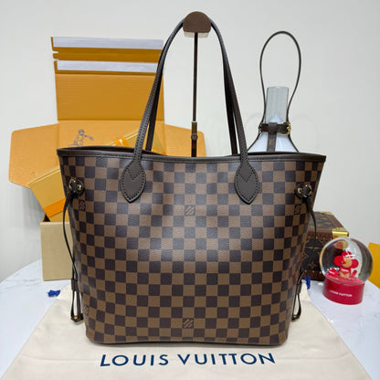 Louis Vuitton Neverfull MM Damier Ebene/ Rose Ballerine