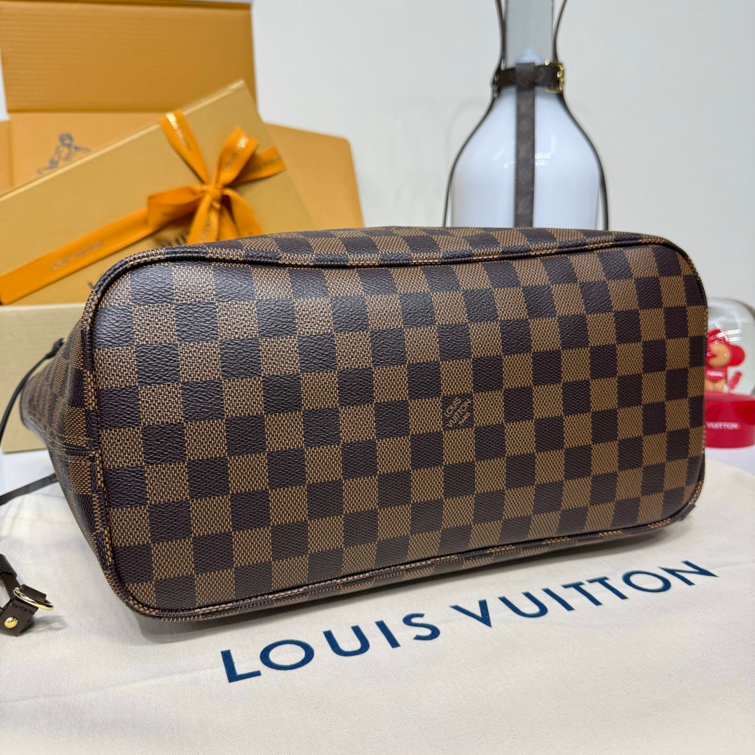 Louis Vuitton Neverfull MM Damier Ebene/ Rose Ballerine