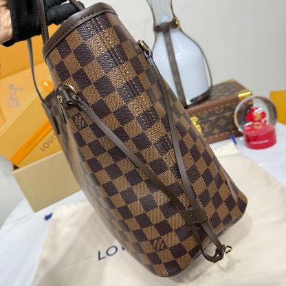 Louis Vuitton Neverfull MM Damier Ebene/ Rose Ballerine