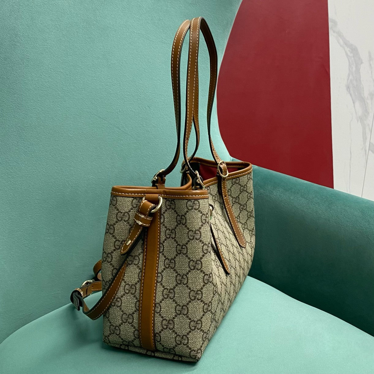 Gucci GG Emblem Medium Tote Bag