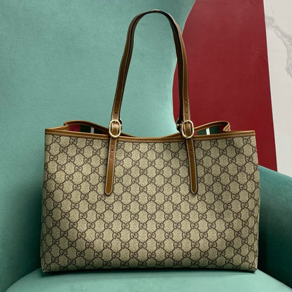 Gucci GG Emblem Large Tote Bag