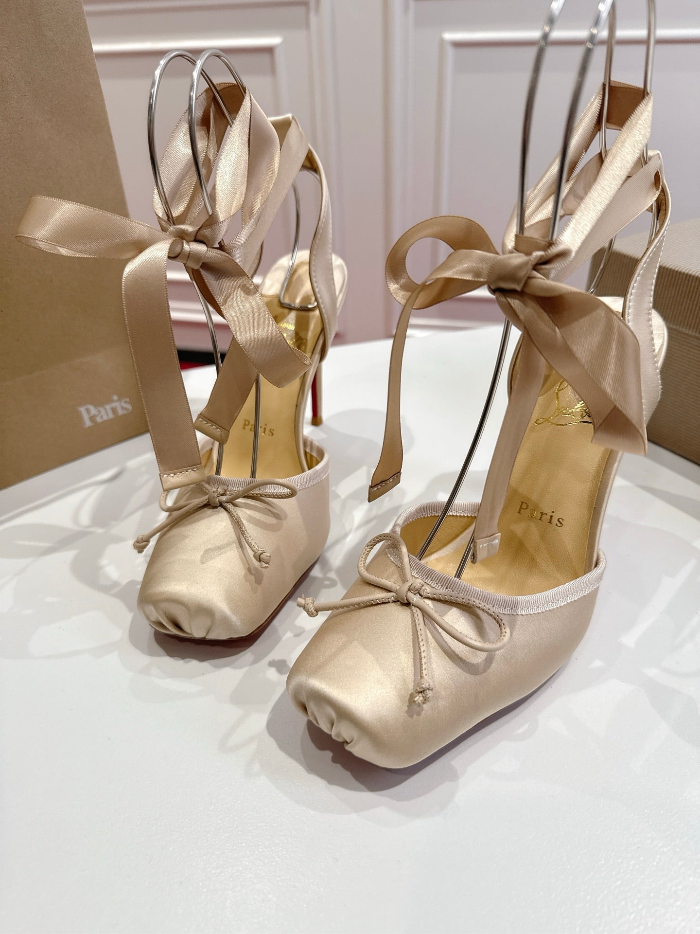 Christian Louboutin Cassia Lace Up Pumps