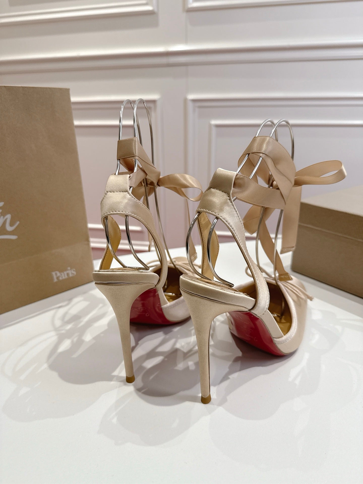 Christian Louboutin Cassia Lace Up Pumps