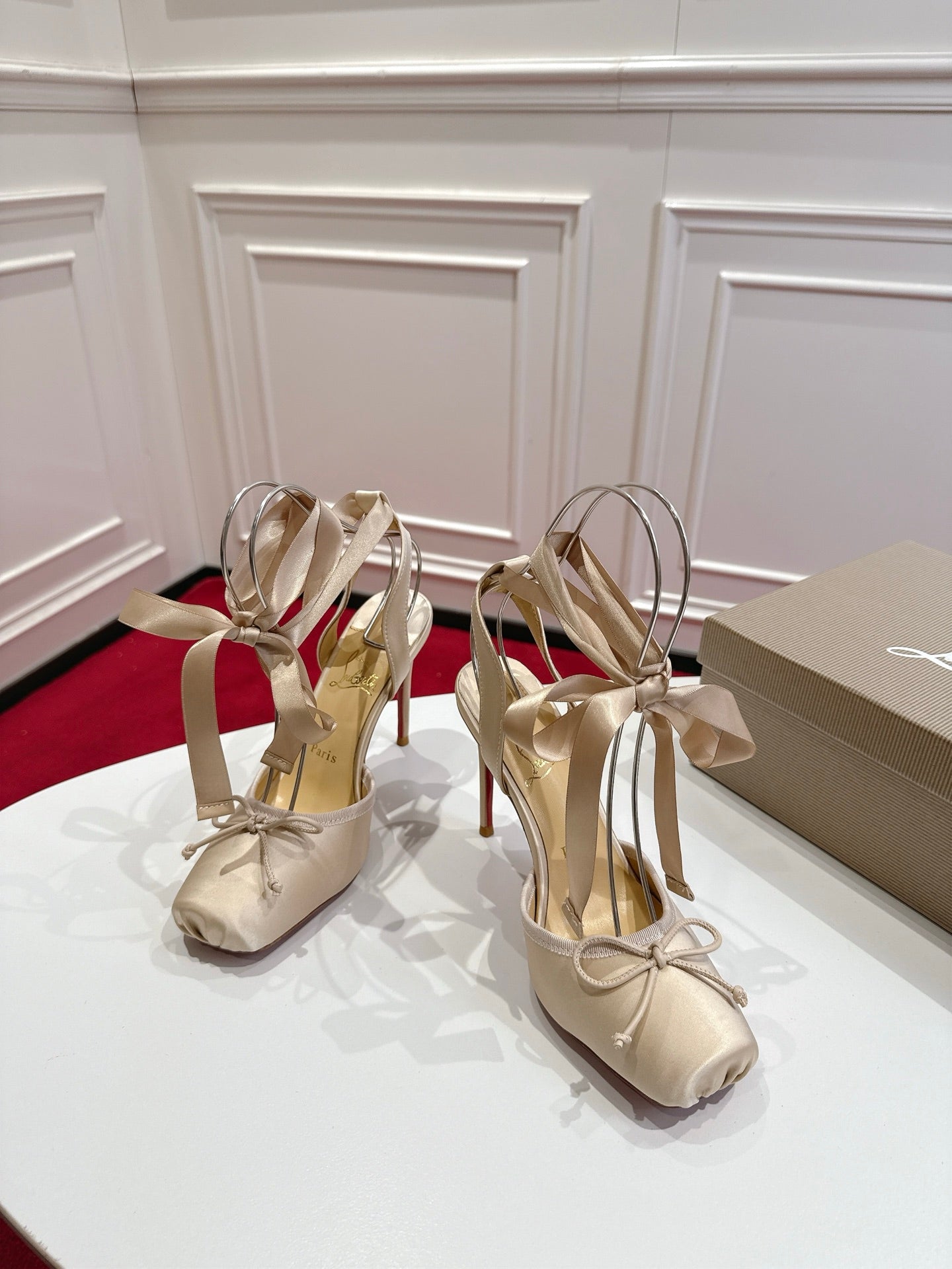 Christian Louboutin Cassia Lace Up Pumps
