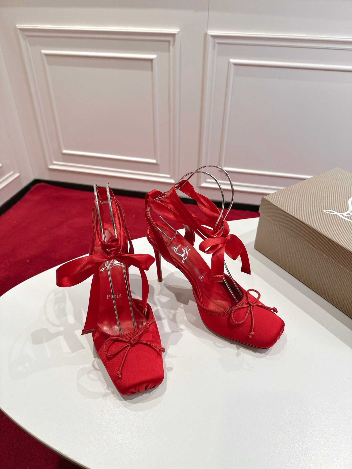Christian Louboutin Cassia Lace Up Pumps