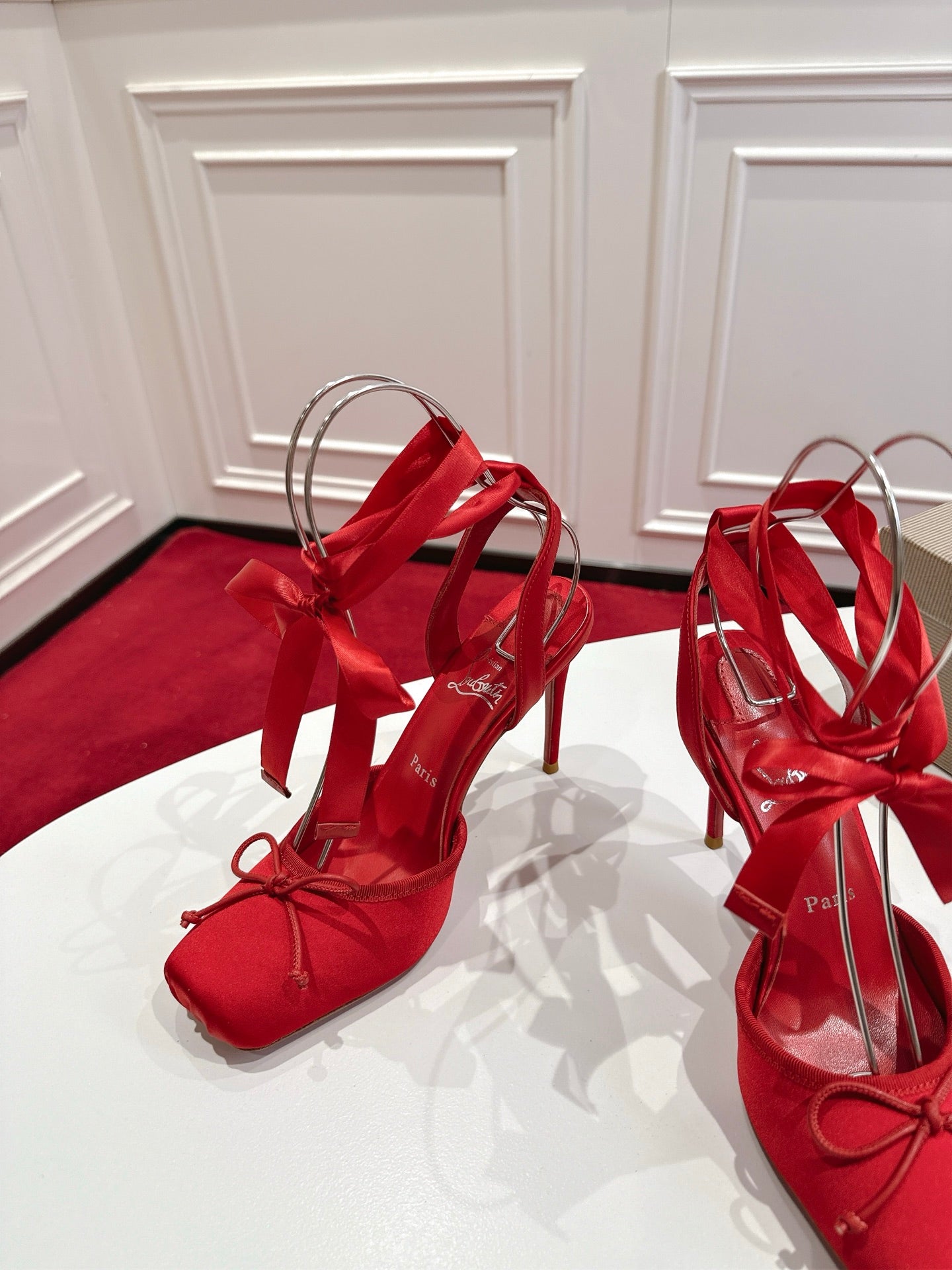 Christian Louboutin Cassia Lace Up Pumps