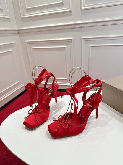 Christian Louboutin Cassia Lace Up Pumps