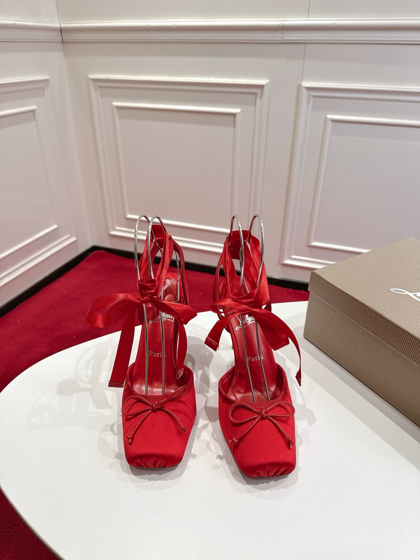 Christian Louboutin Cassia Lace Up Pumps