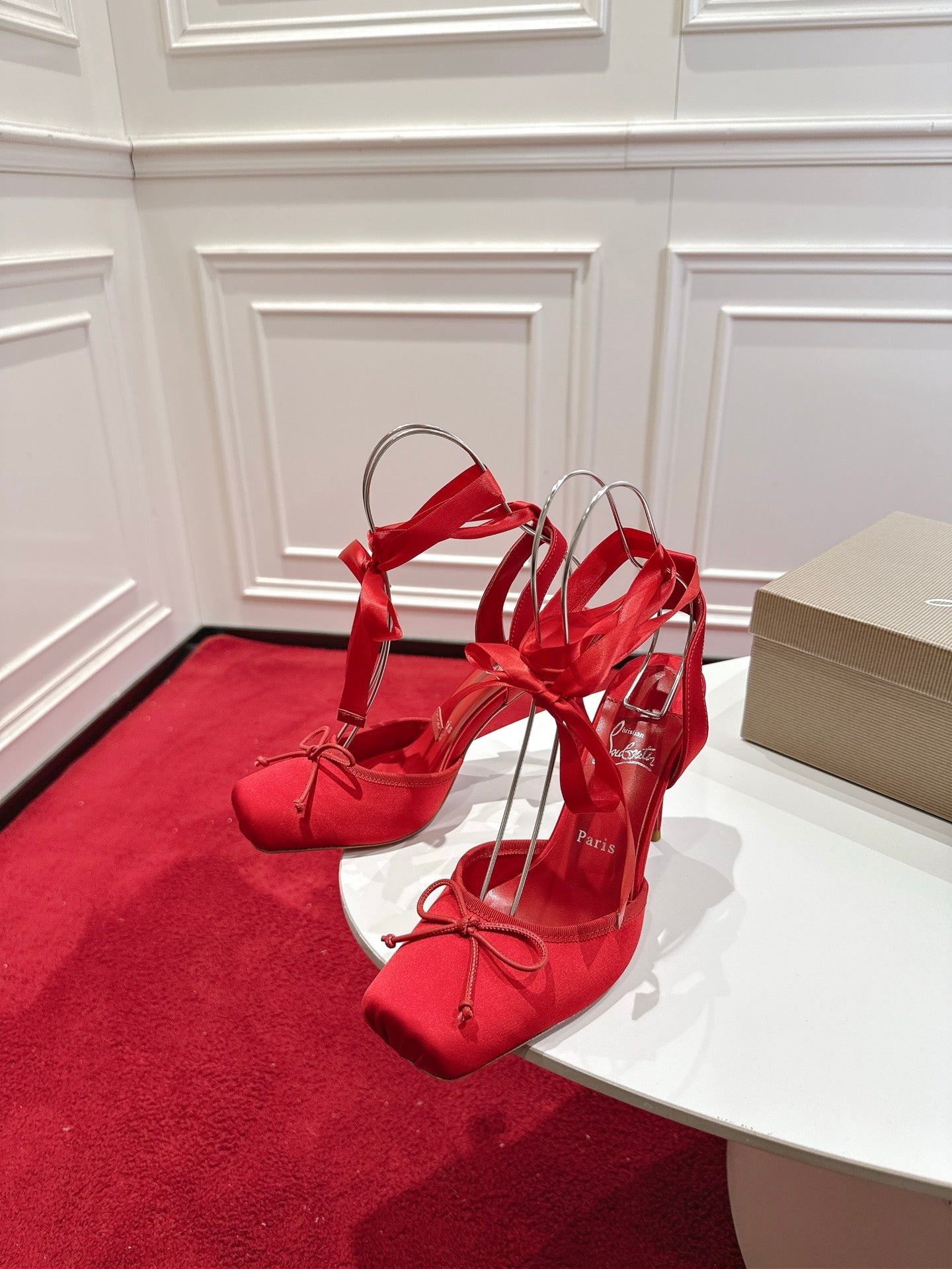 Christian Louboutin Cassia Lace Up Pumps