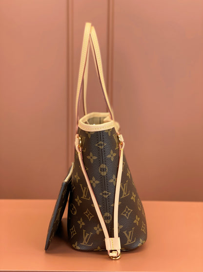 Louis Vuitton Neverfull PM Monogram/ Beige