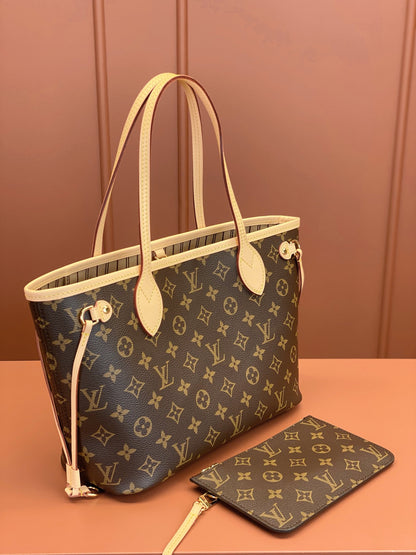 Louis Vuitton Neverfull PM Monogram/ Beige