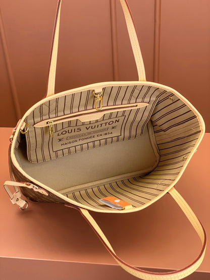 Louis Vuitton Neverfull PM Monogram/ Beige