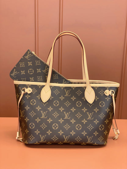 Louis Vuitton Neverfull PM Monogram/ Beige