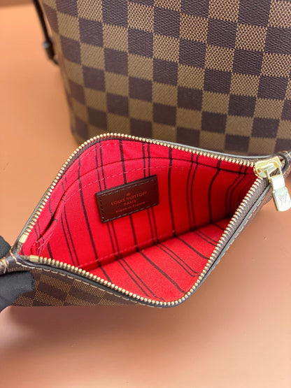 Louis Vuitton Neverfull PM Damier Ebene/ Cerise