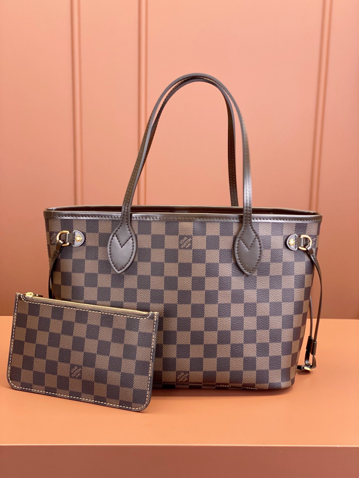 Louis Vuitton Neverfull PM Damier Ebene/ Cerise