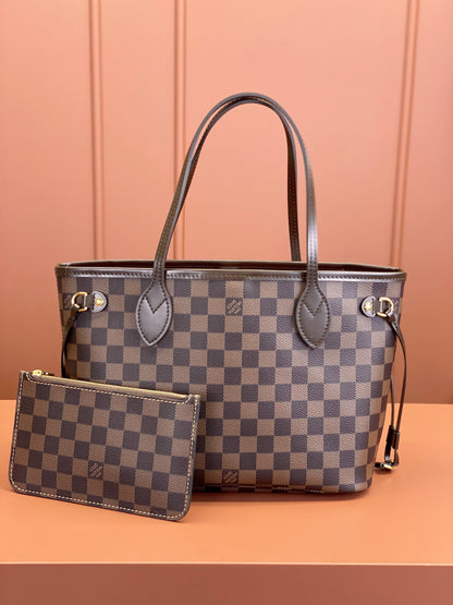 Louis Vuitton Neverfull PM Damier Ebene/ Cerise