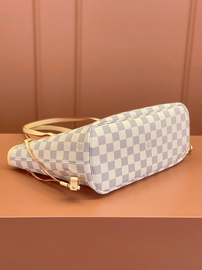 Louis Vuitton Neverfull PM Damier Azur/ Beige