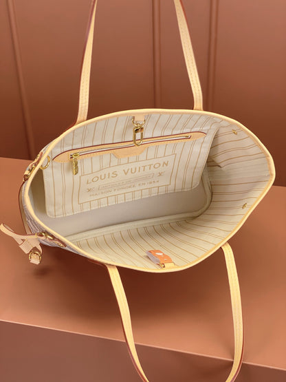 Louis Vuitton Neverfull PM Damier Azur/ Beige