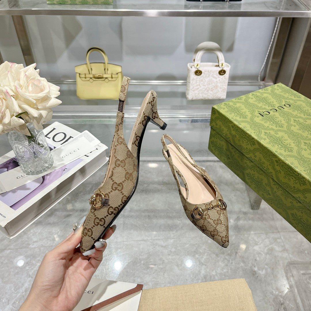 Gucci Slingback Pump With Horsebit