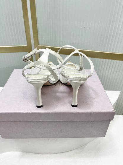 Jimmy Choo Lace Pumps With Metal Lace Detail | 4 colors
