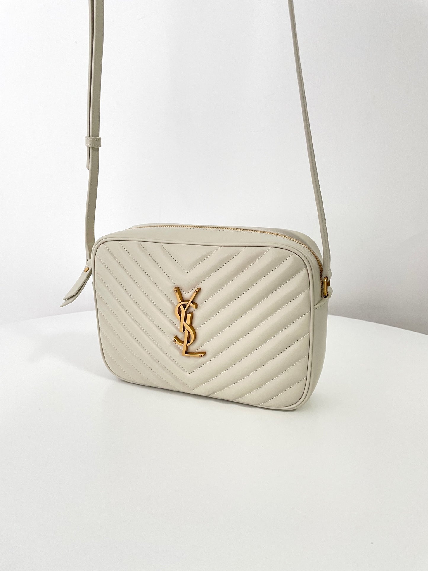 Saint Laurent Lou Camera Bag in Quilted Leather