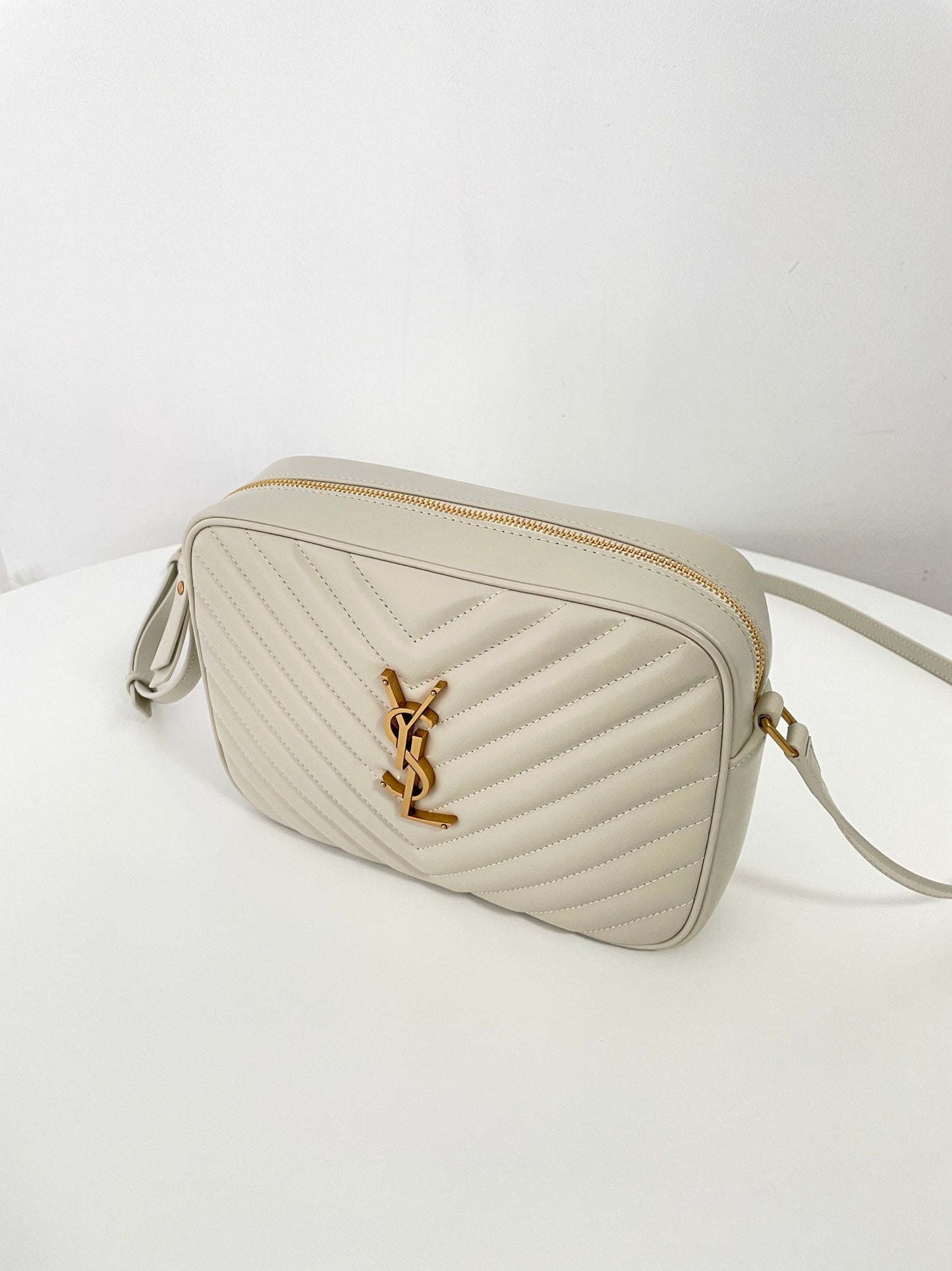 Saint Laurent Lou Camera Bag in Quilted Leather