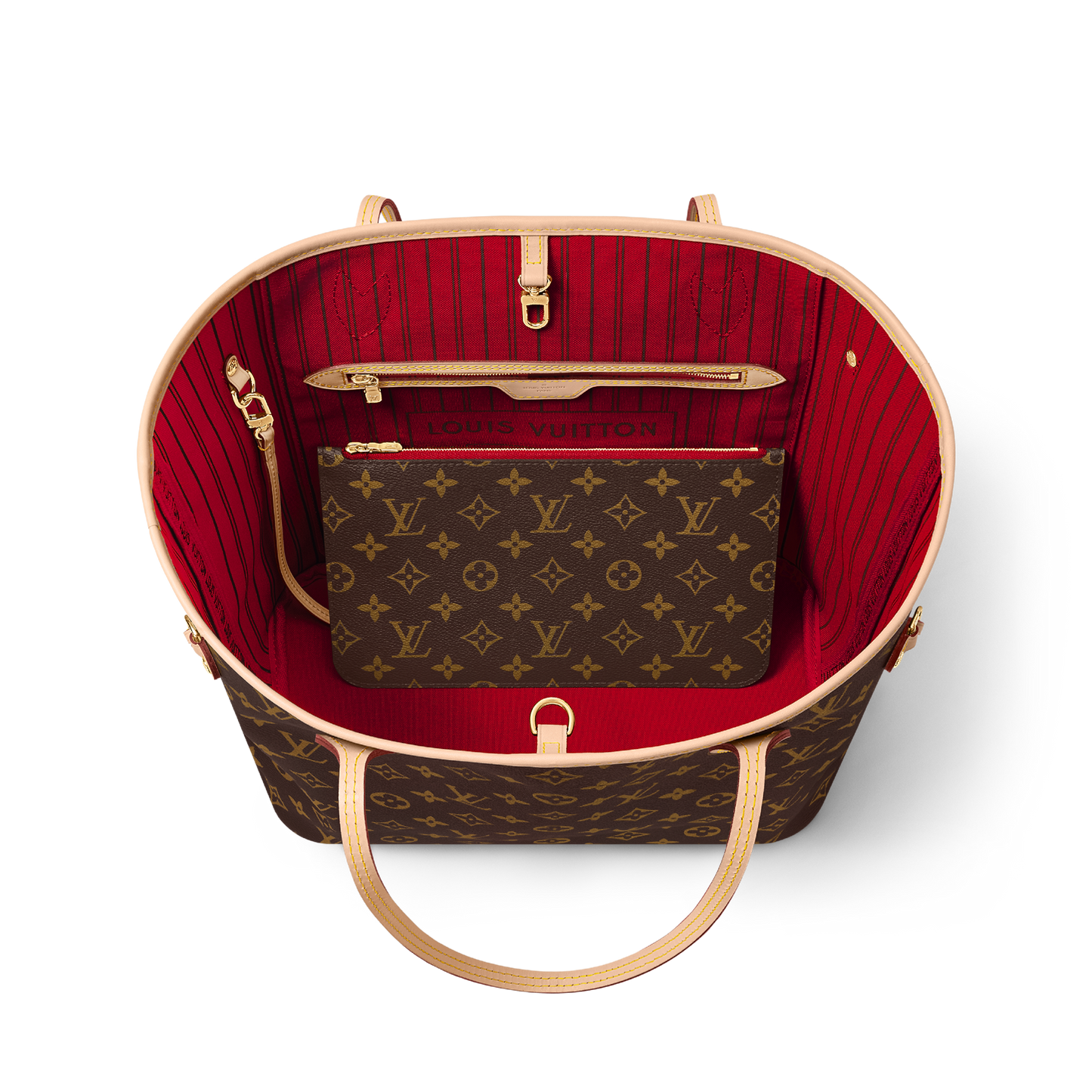 Louis Vuitton Neverfull MM Monogram/ Cerise