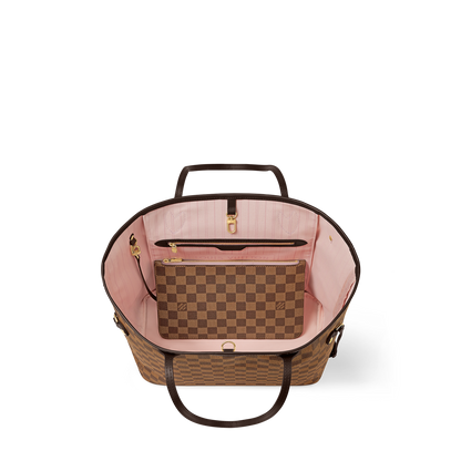 Louis Vuitton Neverfull MM Damier Ebene/ Rose Ballerine