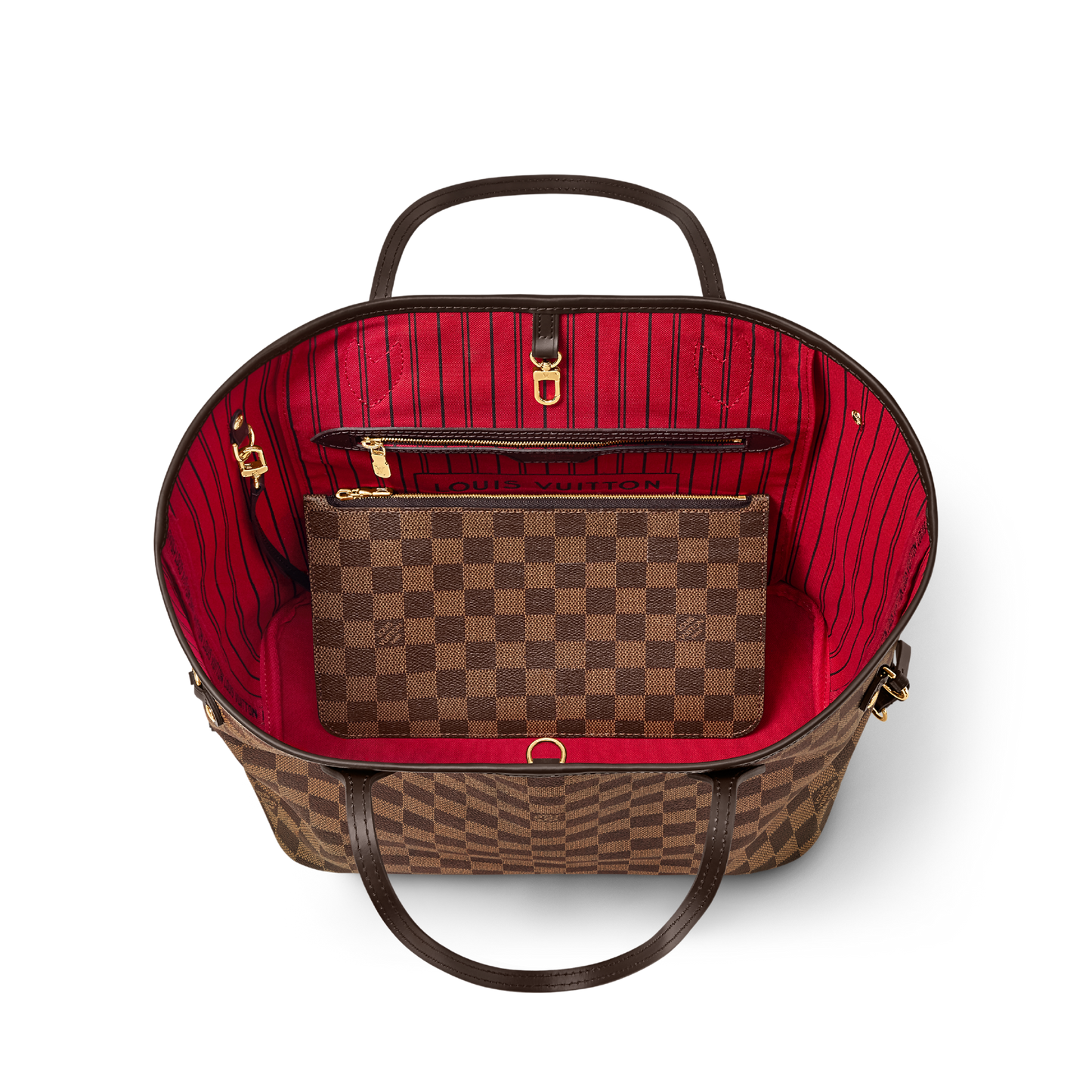 Louis Vuitton Neverfull MM Damier Ebene/ Cerise